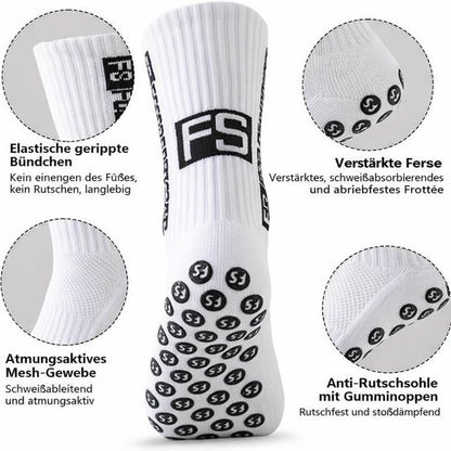 Grip-Fußballsocken mit Anti-Rutsch-Technologie
